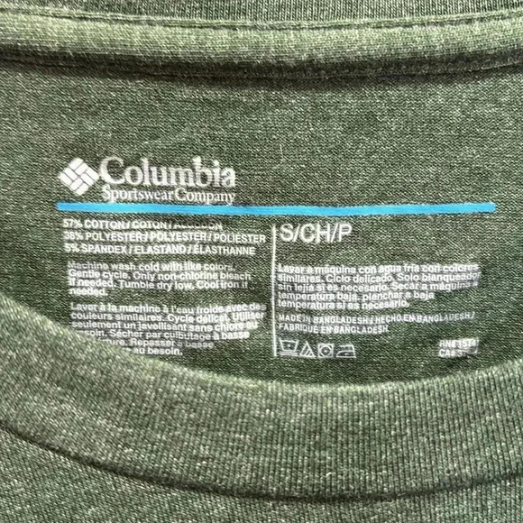 Columbia Basic Pullover long sleeved crewneck T-shirt 57% cotton - Picture 2 of 7